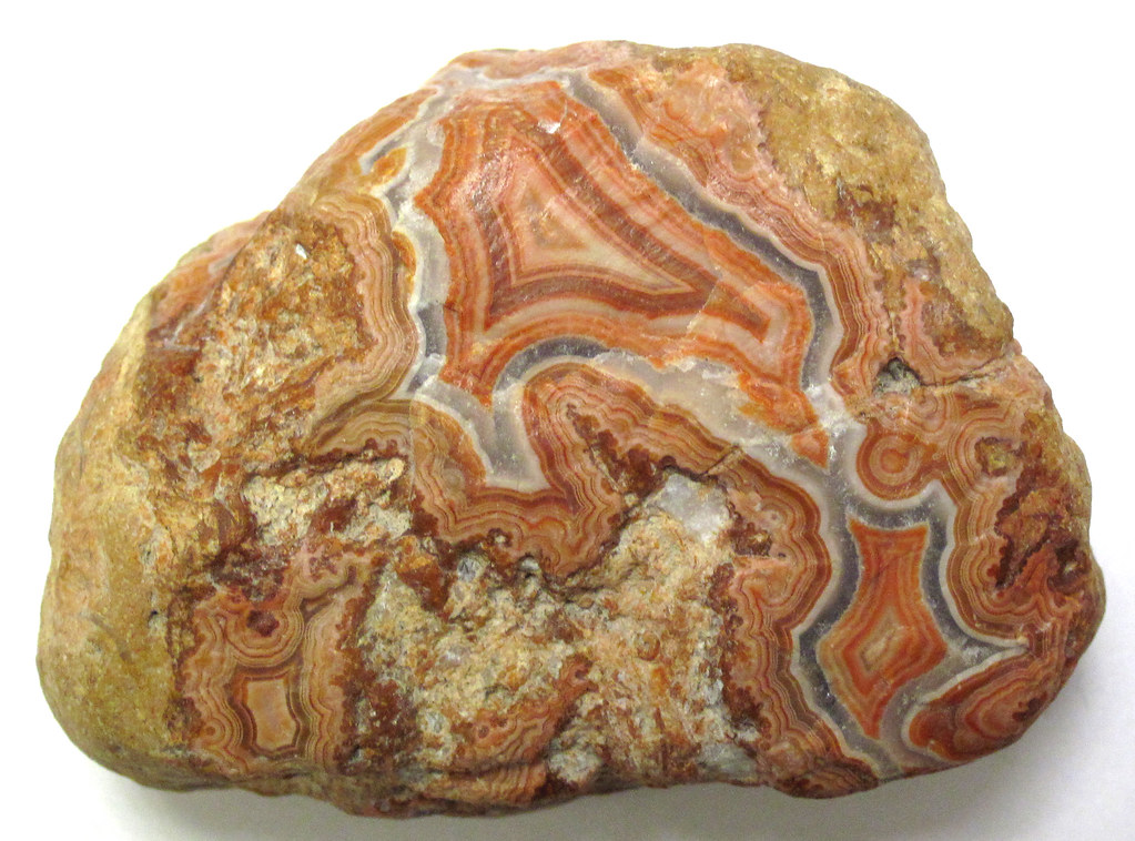 An agate crystal