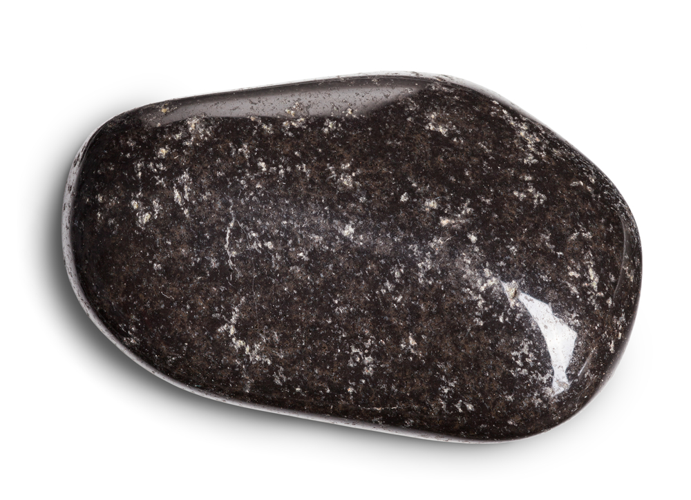 A black onyx gemstone