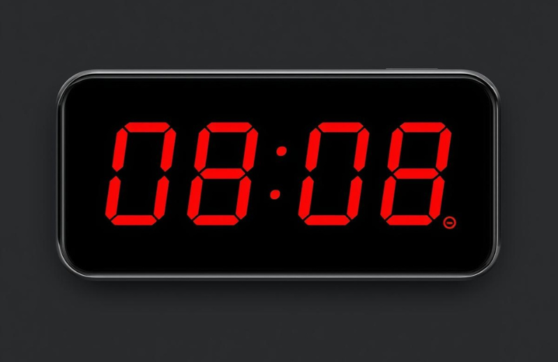 0808 on digital clock