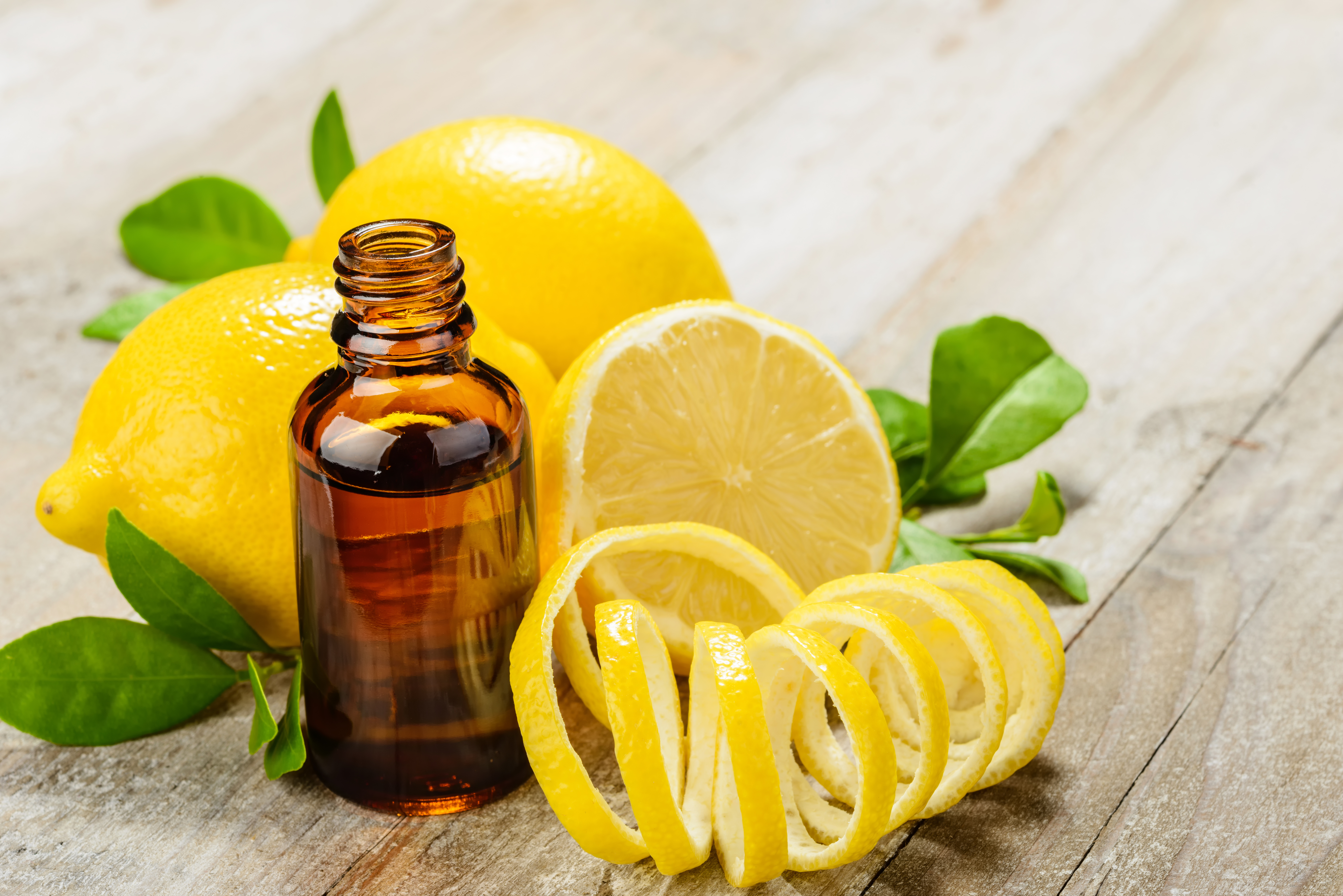 Lemon oil for concentration