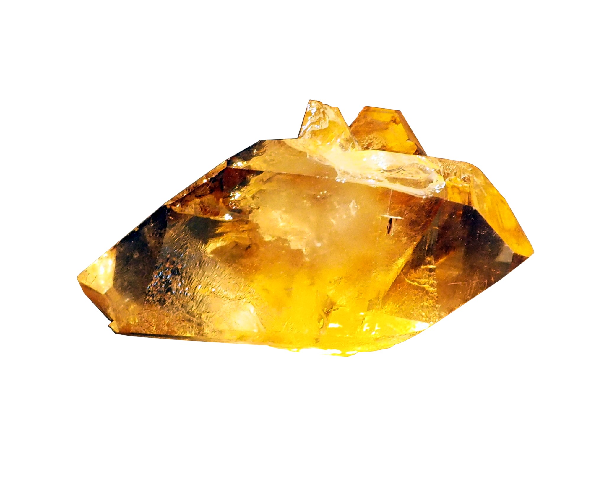 A citrine crystal