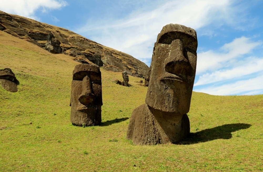 Moai Heads, Easter Island