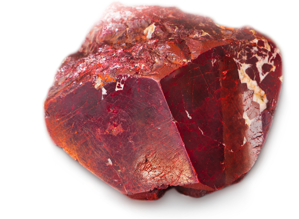 Cinnabar crystal