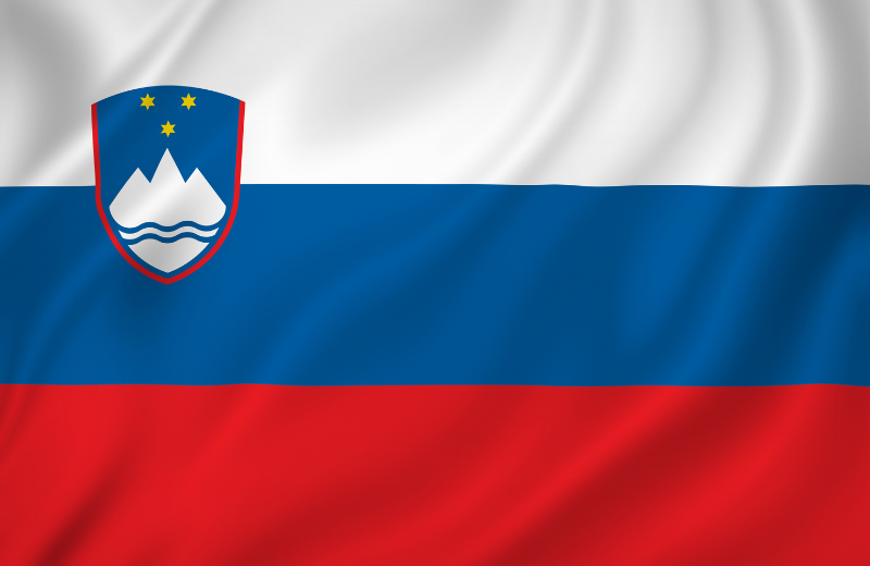 Slovenia flag.
