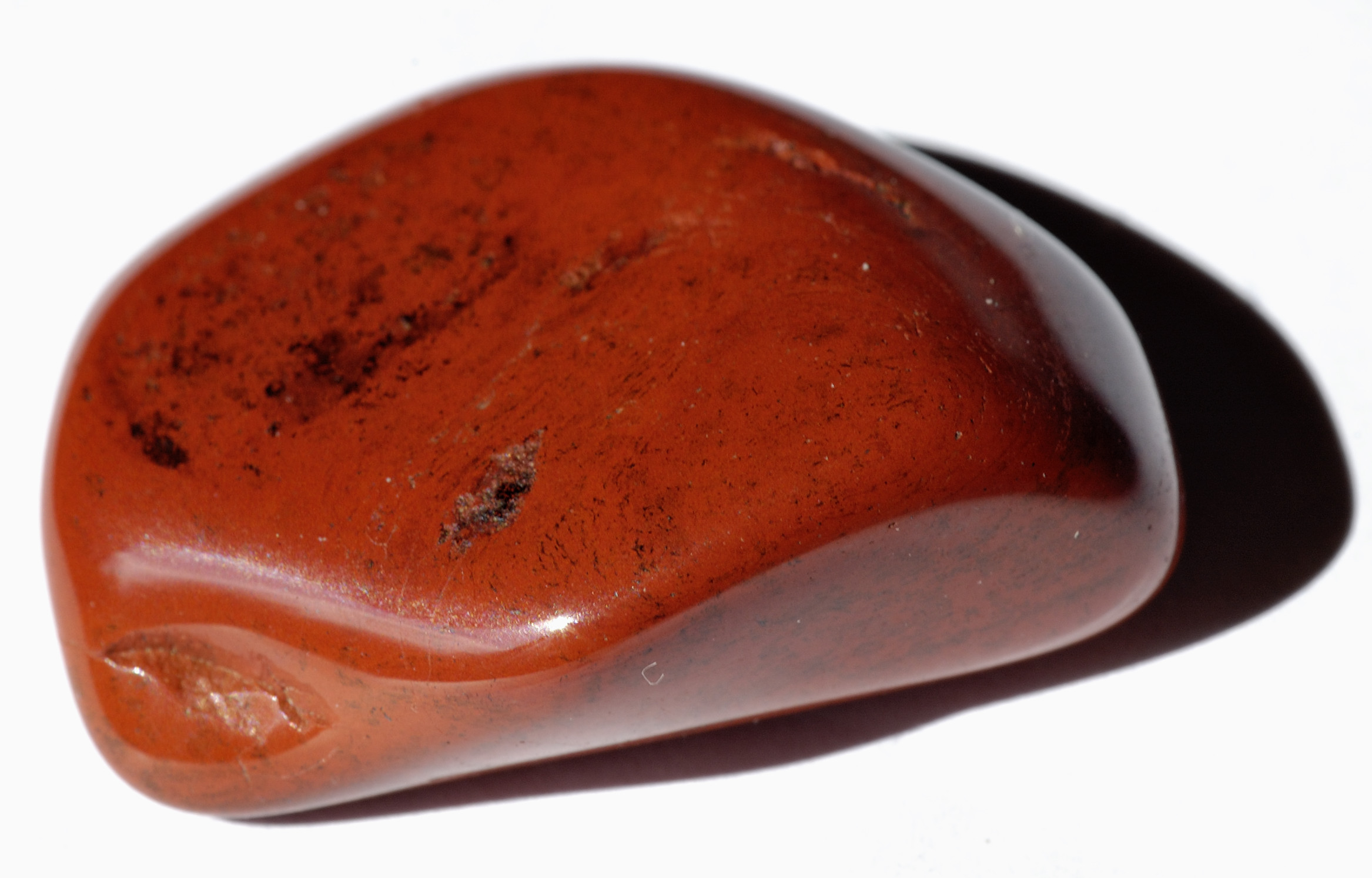 A red jasper gemstone