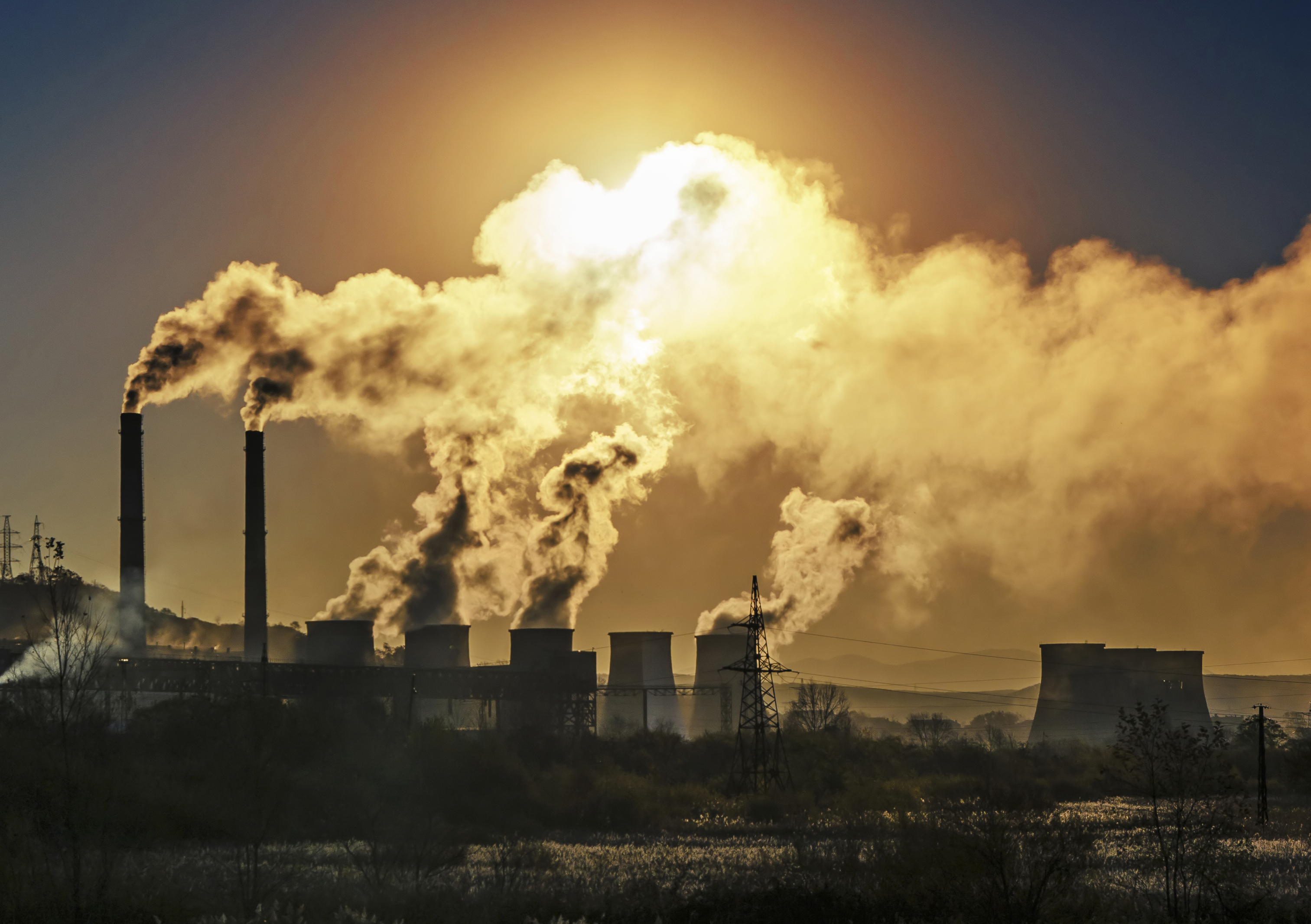 Power plants contributing to global warming