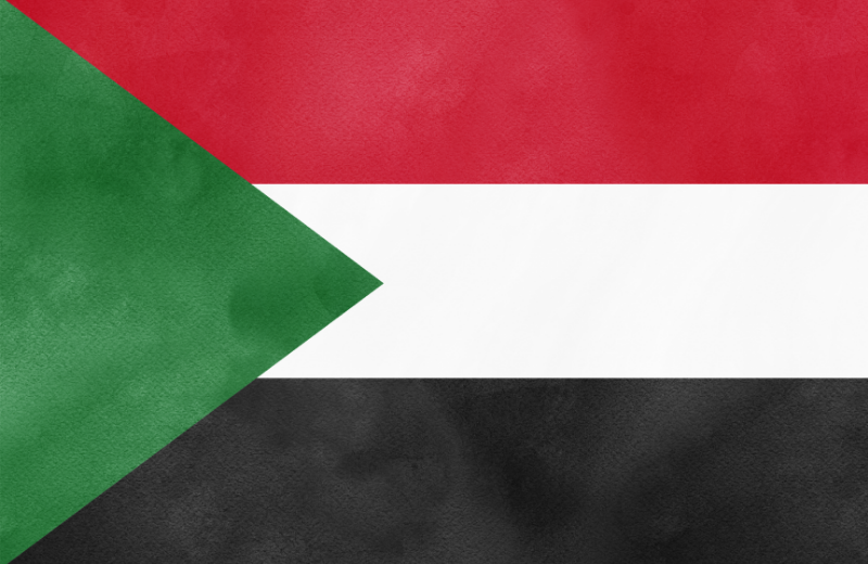 Sudan flag.