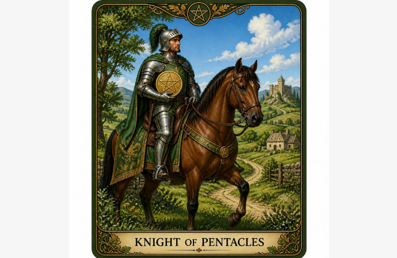 Knight of Pentacles tarot card