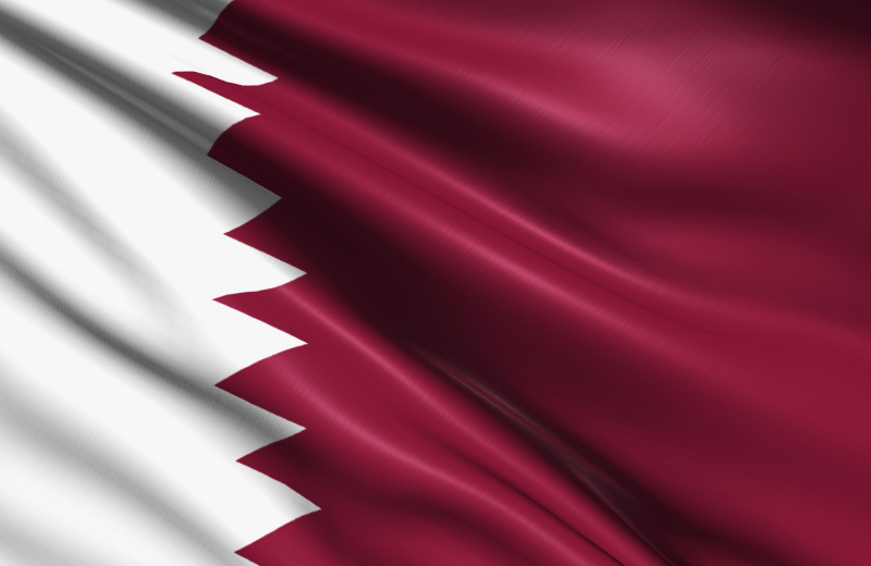 Qatar flag